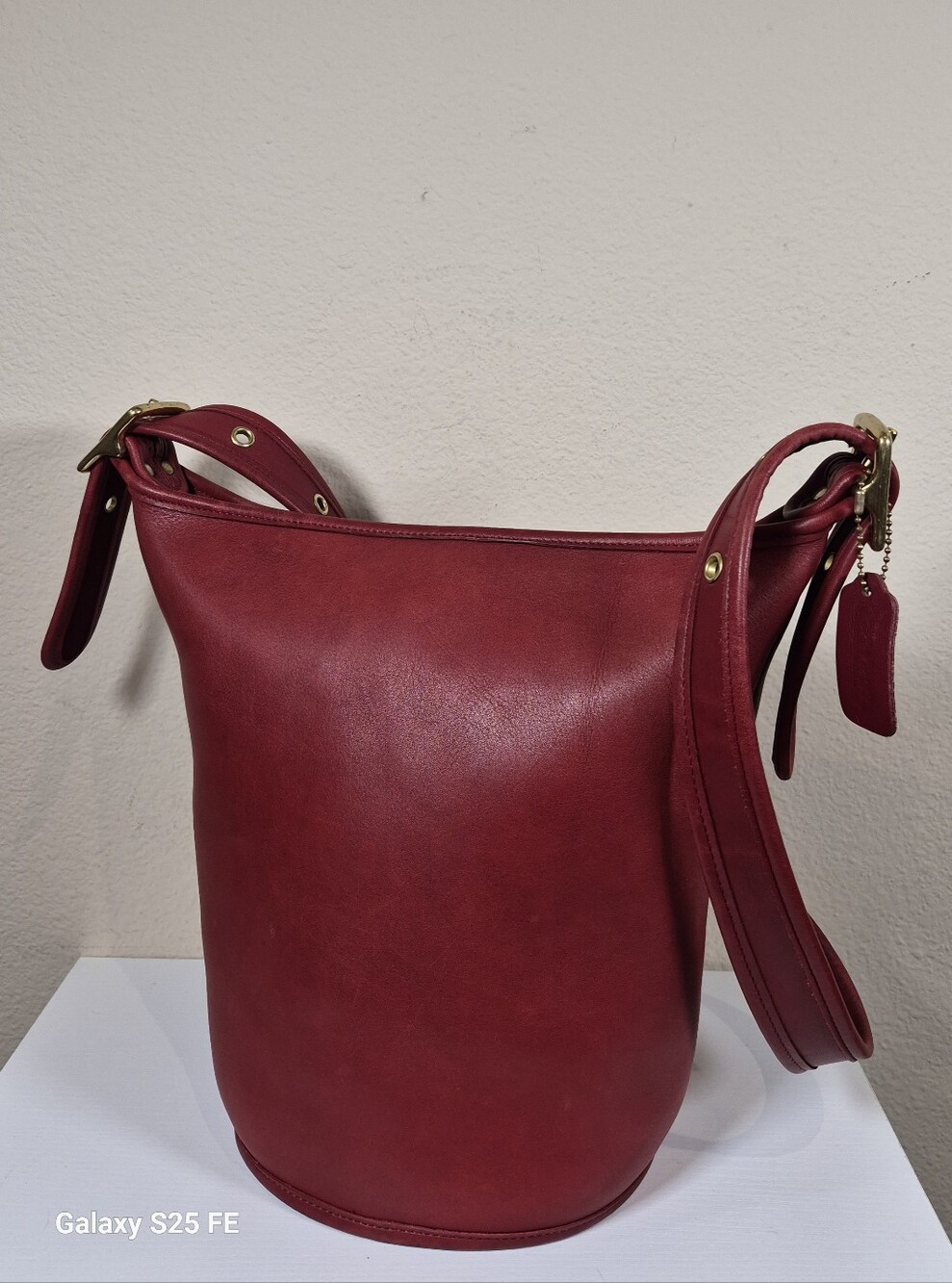 Vintage Coach Red LeatherHelen's Legacy Bag #9953